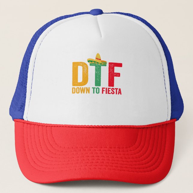Boné DTF Para Fiesta Engraçado Cinco De Mayo Holiday (Frente)