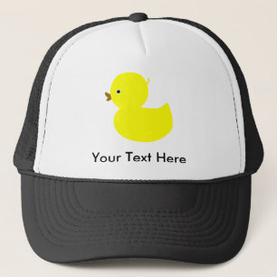 Boné Ducky de borracha amarelo