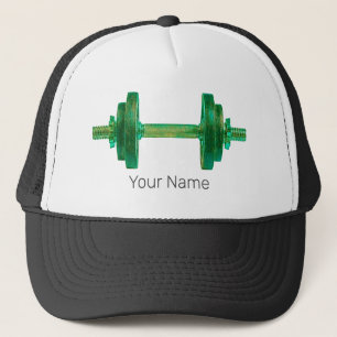 Boné Dumbbell Retro Bodybuilder Gym Malhação Ou Treinad