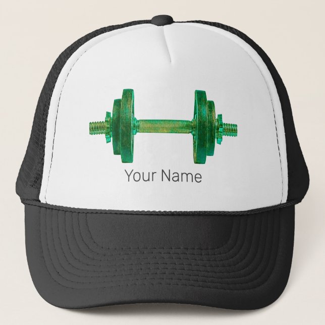 Boné Dumbbell Retro Bodybuilder Gym Malhação Ou Treinad (Frente)