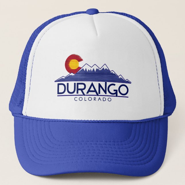 Boné Durango Colorado wood mountains hat (Frente)