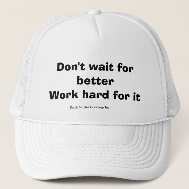 Boné Duro de trabalho (Frente)