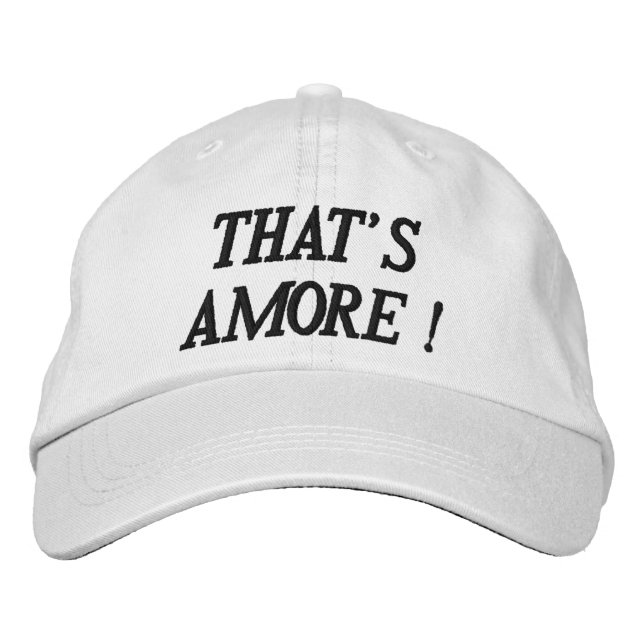 Boné É AMORE Personalizado Chapéu Ajustável (Frente)