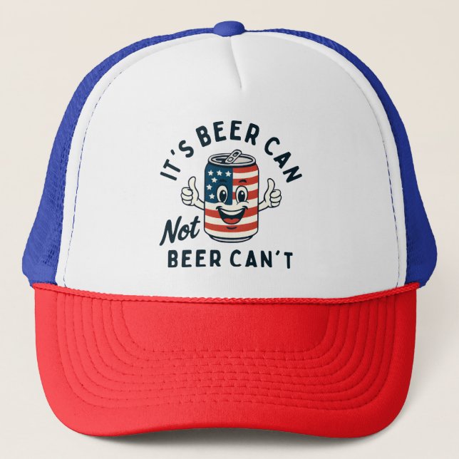 Boné É Cerveja não pode Cerveja não é um Bebendo engraç (Frente)