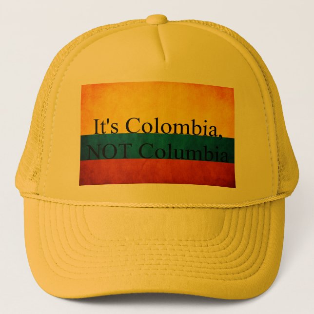 Boné "É Colômbia, não Colômbia" (Frente)
