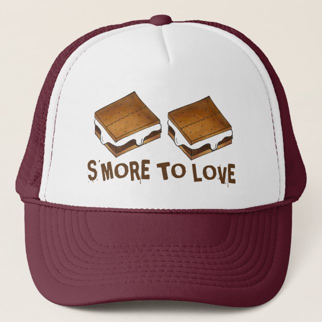 Boné É Mais Para Amar Foodie Campfire S'mores (Frente)