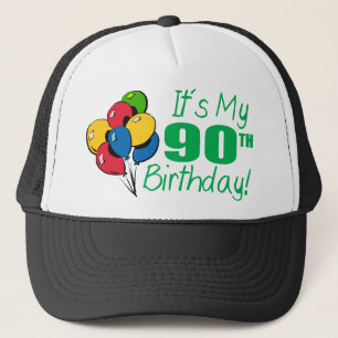 Boné É meu aniversário do 90 (os balões)