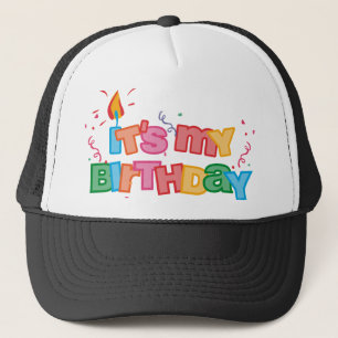Boné É meu chapéu das letras do aniversário