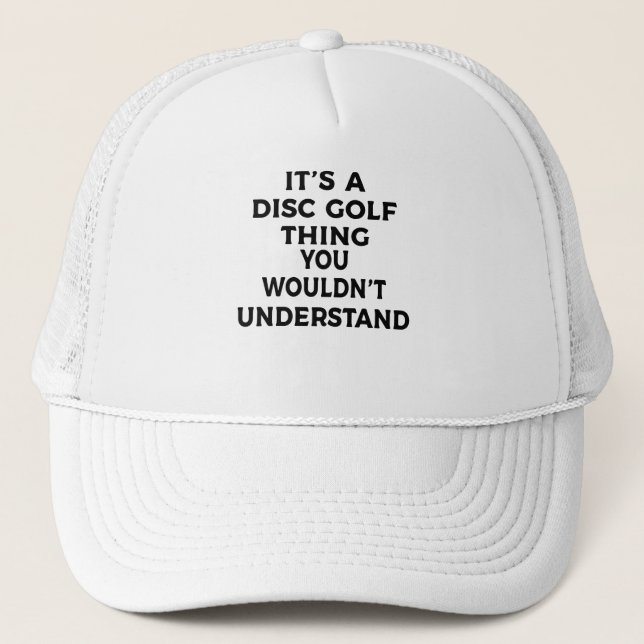 Boné É Uma Coisa De Golfe De Disco, Você Não Entenderia (Frente)