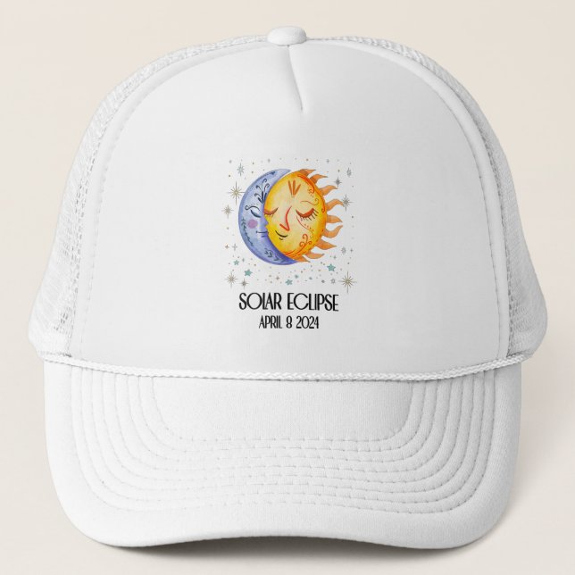 Boné Eclipse Solar Total 2024 Crianças de Eclipse Solar (Frente)