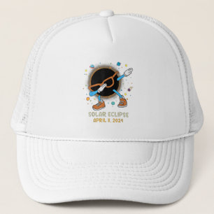 Boné Eclipse Solar Total 2024 Dabbing Engraçado Para Cr