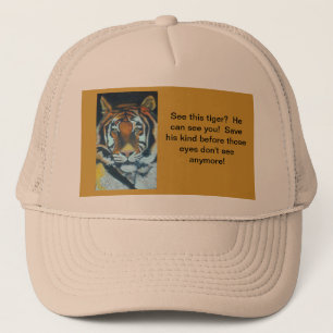 BONÉ ECONOMIAS DO CHAPÉU DO CAMIONISTA O TIGRE