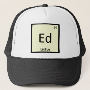Boné Ed - Química de Alface Endíve Mesa Periódica