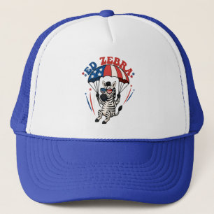 Boné Ed Zebra Happy 4 De Julho Bandeira Americana Patri