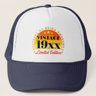 Boné Edição limitada personalizada Aniversário