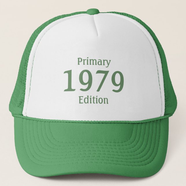 Boné Edição Primária de 1979 (em verde pinho) (Frente)