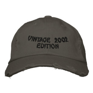 Boné Edição Vintage 2002 Nickel Surpresa de Aniversário