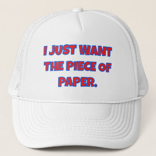 Boné EDUCAÇÃO ADULTA TRUCKER HAT "só quero diploma"