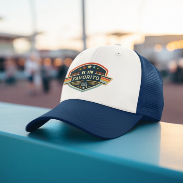 Boné El Tío Favorito Custom Year Patch Design (Criador carregado)
