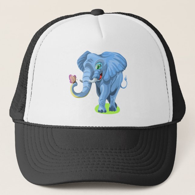 Boné Elefante Com Borboleta (Frente)