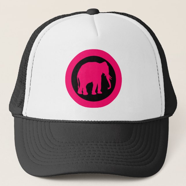 BONÉ ELEFANTE COR-DE-ROSA (Frente)