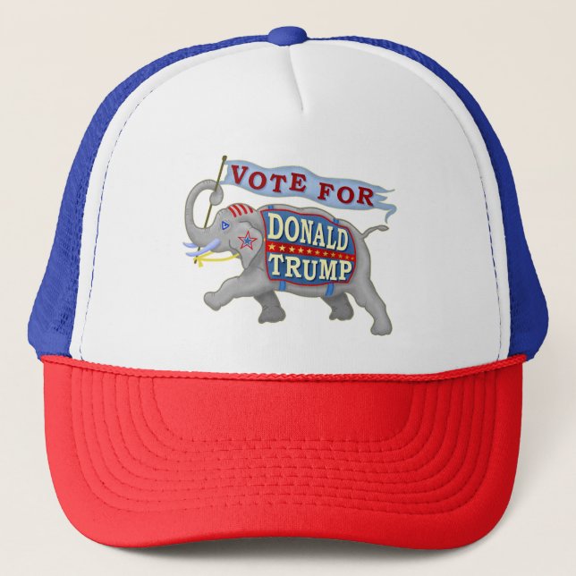 Boné Elefante do presidente 2020 republicano de Donald (Frente)