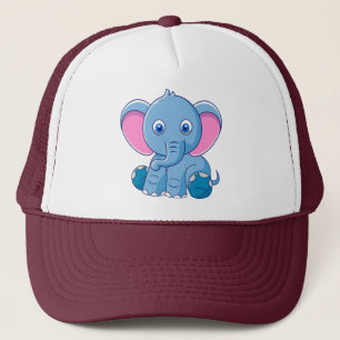 Boné Elefante para Bebê