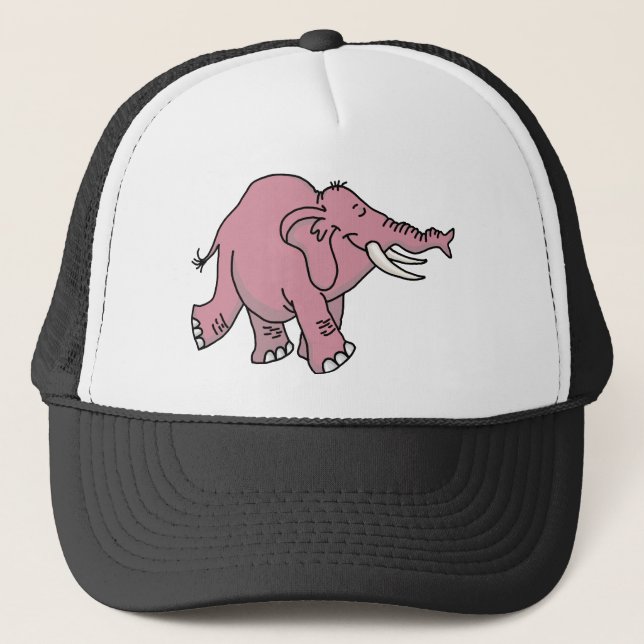 Boné Elefante Rosa (Frente)