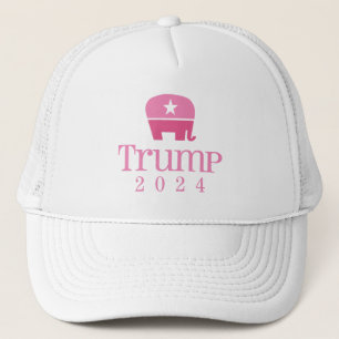 Boné Elefante Rosa Trump 2024