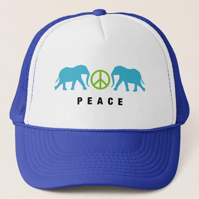 Boné Elefantes com paz (Frente)