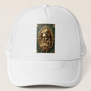 Boné Elegância na cruz da absolvição em mármore com dou