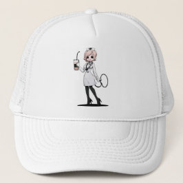 Boné Elegant Nurse Coffee Cap