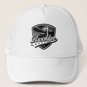 Boné Elegante Escudo do Brooklyn e Design Swoosh