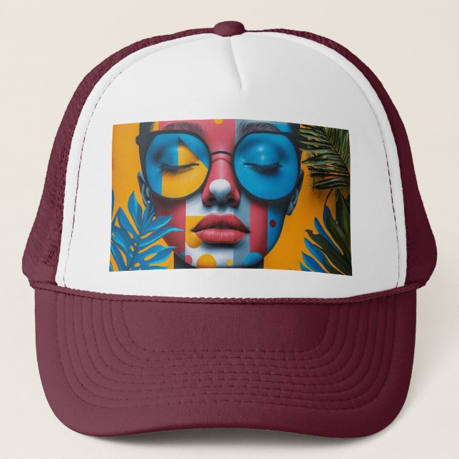 Boné Elegante Personalizado Moderno simples (Frente)