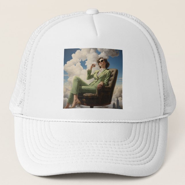 Boné Elegante Personalizado Moderno simples (Frente)