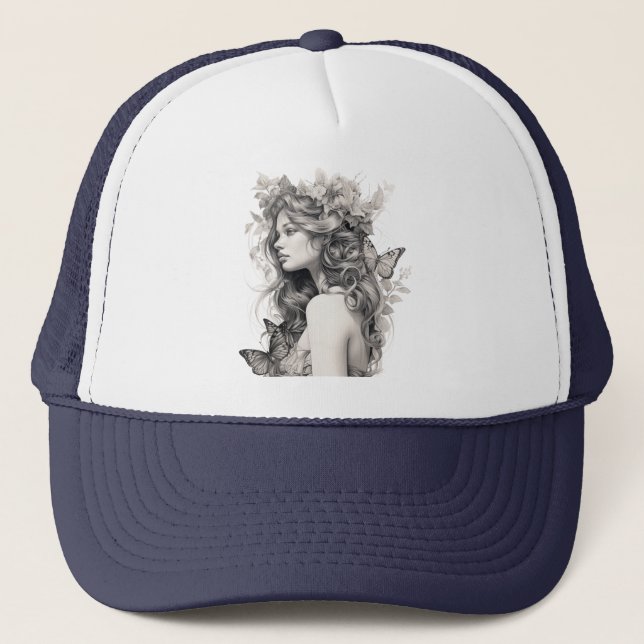Boné Elegante Personalizado Moderno simples (Frente)
