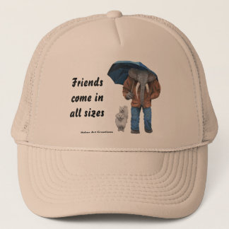 Boné Elephant Man Walking Dogs Fantasy Art Trucker Hat