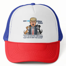 Eles estão comendo os cães Engraçados Trump Kamala