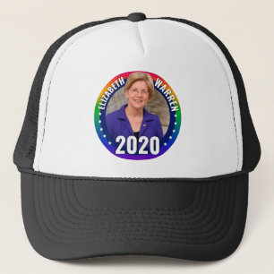Boné Elizabeth Warren 2020 - Orgulho gay Rainbow