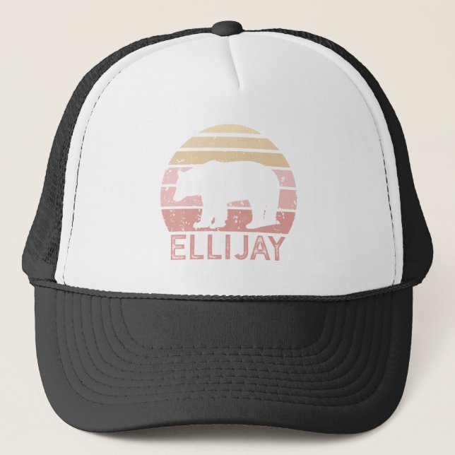 Boné Ellijay Urso Retro da Geórgia (Frente)