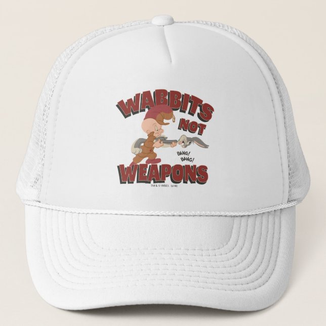 Boné ELMER FUDD™ & INSETOS BUNNY™ "Wabbits Not Armas" ( (Frente)