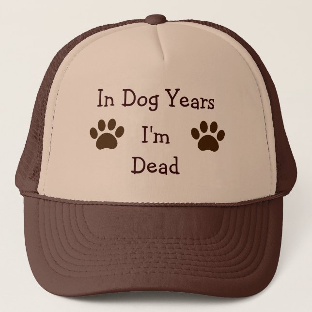 Boné Em Anos de Cão, sou o Chapéu Morto (Frente)