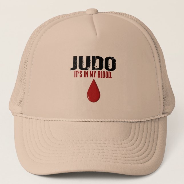 Boné Em meu JUDO do sangue (Frente)