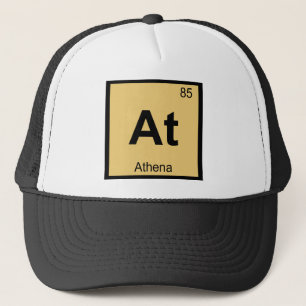 Boné Em - Tabela Periódica da Química Deusa Atena
