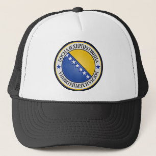 Boné Emblem redonda da Bósnia-Herzegovina