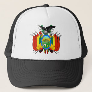 Boné emblema de Bolívia