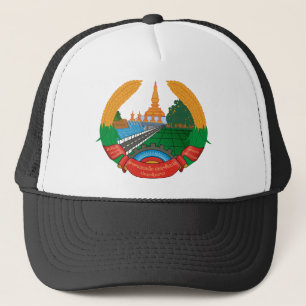 Boné emblema de laos
