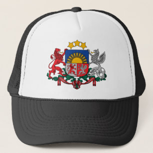 Boné emblema de latvia