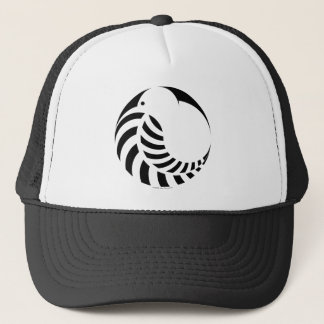 Boné Emblema do quivi de NZ/samambaia de prata