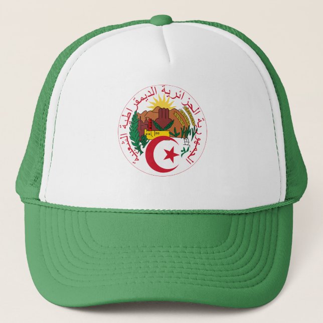 Boné Emblema nacional da Argélia (Frente)
